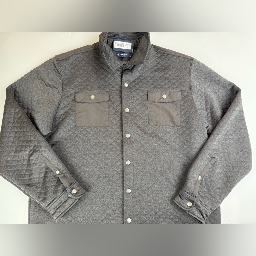 Cremieux Classics Lightweight Quilted Jacket XL NWT Black Heather Pockets